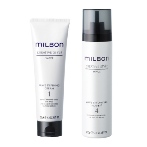 밀본 글로벌밀본(GM) - 크리에이티브스타일 웨이브 헤어크림&무스 200g